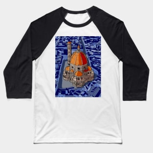 San Lorenzo Florence Italy Illustration Baseball T-Shirt